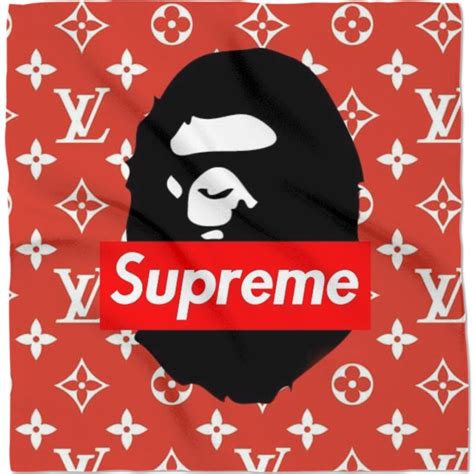 bape x lv x supreme space pants|louis vuitton bape.